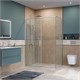 BELBAGNO Soft Close-1 Душевой уголок прямоугольный размер 130x90 см профиль - хром / стекло - прозрачное, двери раздвижные SOFT_CLOSE-1-AH-1-130/90-C-Cr