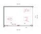 BELBAGNO Soft Close-1 Душевой уголок прямоугольный размер 130x90 см профиль - оружейная сталь / стекло - прозрачное, двери раздвижные SOFT_CLOSE-1-AH-1-130/90-C-GM