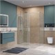 BELBAGNO Soft Close-1 Душевой уголок прямоугольный размер 160x80 см профиль - хром / стекло - прозрачное, двери раздвижные SOFT_CLOSE-1-AH-1-160/80-C-Cr