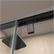 BELBAGNO Soft Close-1 Душевой уголок прямоугольный размер 160x90 см профиль - оружейная сталь / стекло - прозрачное, двери раздвижные SOFT_CLOSE-1-AH-1-160/90-C-GM