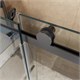 BELBAGNO Soft Close-2 Душевой уголок прямоугольный размер 100x90 см профиль - оружейная сталь / стекло - прозрачное, двери раздвижные SOFT_CLOSE-2-AH-1-100/90-C-GM