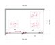 BELBAGNO Soft Close-2 Душевой уголок прямоугольный размер 120x80 см профиль - оружейная сталь / стекло - прозрачное, двери раздвижные SOFT_CLOSE-2-AH-1-120/80-C-GM
