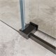 BELBAGNO Soft Close-2 Душевой уголок прямоугольный размер 130x90 см профиль - оружейная сталь / стекло - прозрачное, двери раздвижные SOFT_CLOSE-2-AH-1-130/90-C-GM