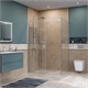 BELBAGNO Soft Close-2 Душевой уголок прямоугольный размер 140x80 см профиль - хром / стекло - прозрачное, двери раздвижные SOFT_CLOSE-2-AH-1-140/80-C-Cr