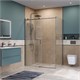 BELBAGNO Soft Close-2 Душевой уголок прямоугольный размер 150x100 см профиль - оружейная сталь / стекло - прозрачное, двери раздвижные SOFT_CLOSE-2-AH-1-150/100-C-GM