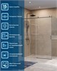 BELBAGNO Soft Close-2 Душевой уголок прямоугольный размер 160x80 см профиль - оружейная сталь / стекло - прозрачное, двери раздвижные SOFT_CLOSE-2-AH-1-160/80-C-GM