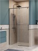BELBAGNO Soft Close-1 Душевая дверь в нишу раздвижная ширина 120 см, профиль - оружейная сталь / стекло - прозрачное SOFT_CLOSE-1-BF-1-120-C-GM
