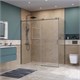 BELBAGNO Soft Close-2 Душевой уголок прямоугольный размер 180x100 см профиль - оружейная сталь / стекло - прозрачное, двери раздвижные SOFT_CLOSE-2-AH-1-180/100-C-GM