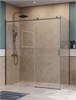 BELBAGNO Soft Close-2 Душевой уголок прямоугольный размер 180x90 см профиль - оружейная сталь / стекло - прозрачное, двери раздвижные SOFT_CLOSE-2-AH-1-180/90-C-GM