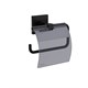 VITRA Держатель для туалетной бумаги Root A4480436 матовый черный нержавеющая сталь A4480436