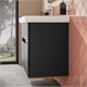 VITRA Тумба с раковиной для ванной Sento 60838 100 см матовая антрацит МДФ 60838