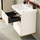 VITRA Тумба с раковиной для ванной Sento 60822 65 см матовая белая МДФ 60822