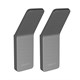 LEMARK Крючок одинарный SMOOTH LINE для полотенец и халатов, графит 9716003