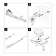 LEMARK Мыльница GLASS LINE с держателем, чёрный матовый/черное стекло 9742039