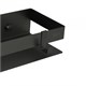 LEMARK Полка для душа прямая 300 мм SHELF LINE из нерж. стали с крючками, черный 9772050