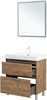 AQUANET Тумба с раковиной Nova Lite 2.0 75 напольная цв. дуб рустикальный AQUANET-348196