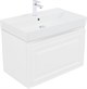 AQUANET Тумба с раковиной Агата 75 1 ящ. цв. белый сатин AQUANET-348186