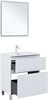 AQUANET Тумба с раковиной Алвита new 70 (Flat) напольная 2 ящ. цв. белый матовый AQUANET-345677