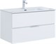 AQUANET Тумба с раковиной Алвита new 90 2 ящ. цв.белый матовый AQUANET-306165