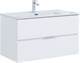 AQUANET Тумба с раковиной Алвита new 90 2 ящ. цв.белый матовый AQUANET-306165