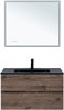 AQUANET Тумба с раковиной Алвита new 90 2 ящ. цв.дуб веллингтон табак AQUANET-335688