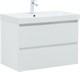 AQUANET Тумба с раковиной Альтера 80 цв. белый матовый AQUANET-340887