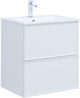 AQUANET Тумба с раковиной Арт 60 цв.белый матовый AQUANET-323567