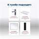AQUANET Тумба с раковиной Бруклин 100 цв. антрацит матовый AQUANET-312874
