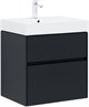 AQUANET Тумба с раковиной Бруклин 60 цв. антрацит матовый AQUANET-312875
