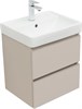 AQUANET Тумба с раковиной Вега 2.0 50 бежевый AQUANET-367323