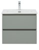 AQUANET Тумба с раковиной Вега 2.0 60 2 ящ. цв.мисти грин (раковина Flat) AQUANET-344771