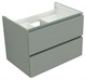 AQUANET Тумба с раковиной Вега 2.0 70 2 ящ. цв.мисти грин (раковина Flat) AQUANET-344770