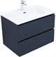 AQUANET Тумба с раковиной Вега 2.0 70 маренго AQUANET-344738