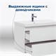 AQUANET Тумба с раковиной Вега 60 белый глянец AQUANET-367328