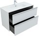 AQUANET Тумба с раковиной Вита 100 цв. белый матовый AQUANET-339163