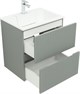 AQUANET Тумба с раковиной Джейн 60 цв.мисти грин (раковина Фортуна) AQUANET-332521