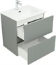 AQUANET Тумба с раковиной Джейн 60 цв.мисти грин (раковина Фортуна) AQUANET-332521