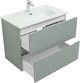AQUANET Тумба с раковиной Джейн 80 цв.мисти грин (раковина Фортуна) AQUANET-332519