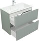 AQUANET Тумба с раковиной Джейн 80 цв.мисти грин (раковина Фортуна) AQUANET-332519