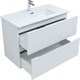 AQUANET Тумба с раковиной Джейн 90 цв.белый матовый (раковина Фортуна) AQUANET-332528