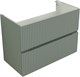 AQUANET Тумба с раковиной Джейн 90 цв.мисти грин (раковина Фортуна) AQUANET-332518