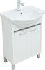 AQUANET Тумба с раковиной Донна 60 цв.белый глянец (Shenxin) AQUANET-308382