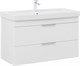 AQUANET Тумба с раковиной Ирис new 100 подвесная 2 ящ. цв. белый глянец AQUANET-342095