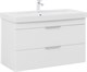 AQUANET Тумба с раковиной Ирис new 100 подвесная 2 ящ. цв. белый глянец AQUANET-342095