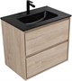 AQUANET Тумба с раковиной Милан (Flash) 70 цв. дуб светлый AQUANET-340337