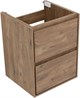AQUANET Тумба с раковиной Милан 50 цв. дуб рустикальный AQUANET-340161