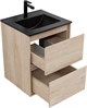 AQUANET Тумба с раковиной Милан 50 цв. дуб светлый AQUANET-340166