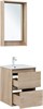 AQUANET Тумба с раковиной Милан 50 цв. дуб светлый AQUANET-340166