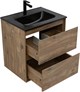 AQUANET Тумба с раковиной Милан 60 цв. дуб рустикальный AQUANET-340162