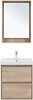 AQUANET Тумба с раковиной Милан 60 цв. дуб светлый AQUANET-340167